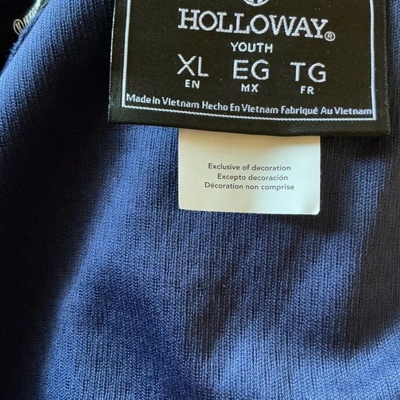 Holloway Youth Limitless Activewear Jacket in Navy and White, Size XL, NWT - Picture 3 of 8